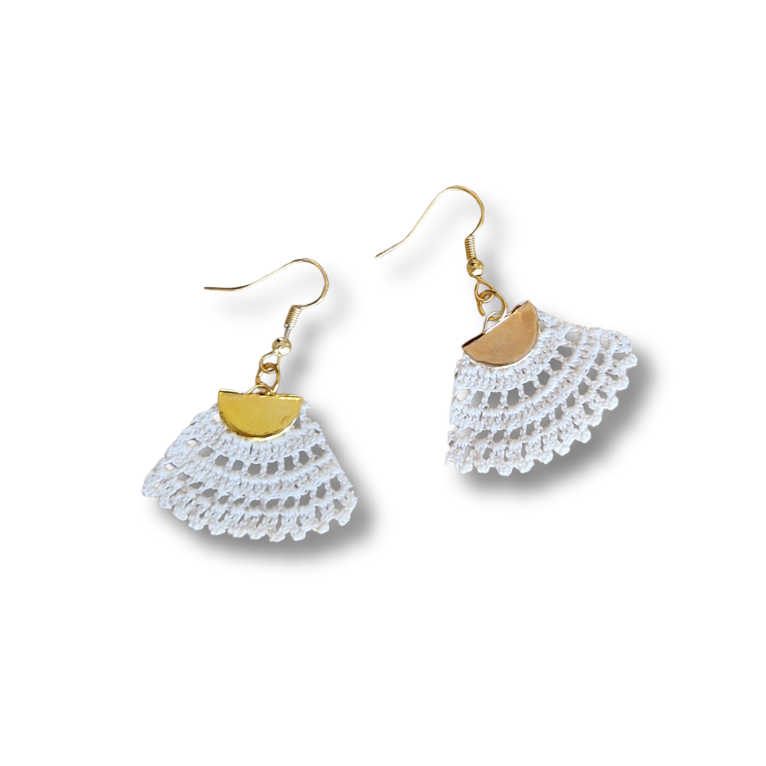 Alva - örhängen av spets