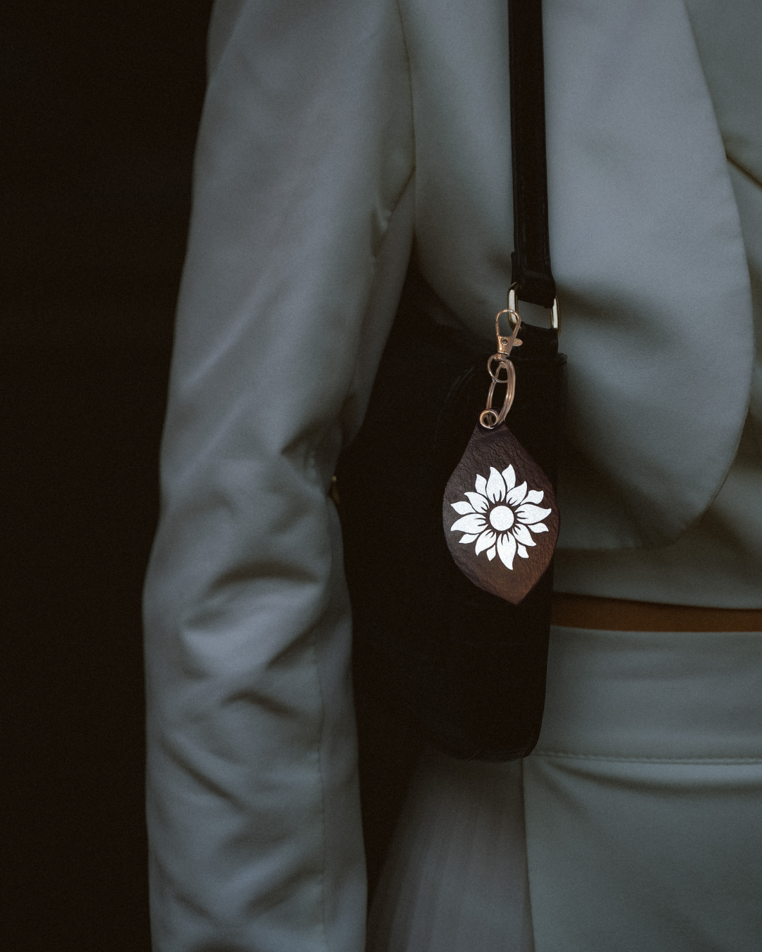 Solros - hängande reflekterande accessoar