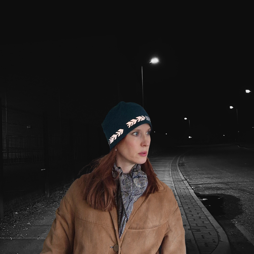 Peter - mössa med reflexmotiv