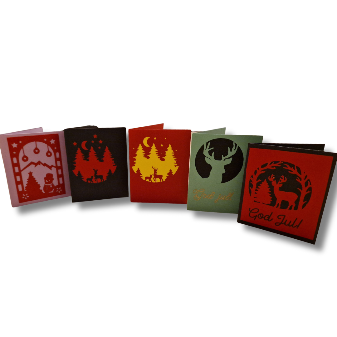 Greeting - 3-pack julkort