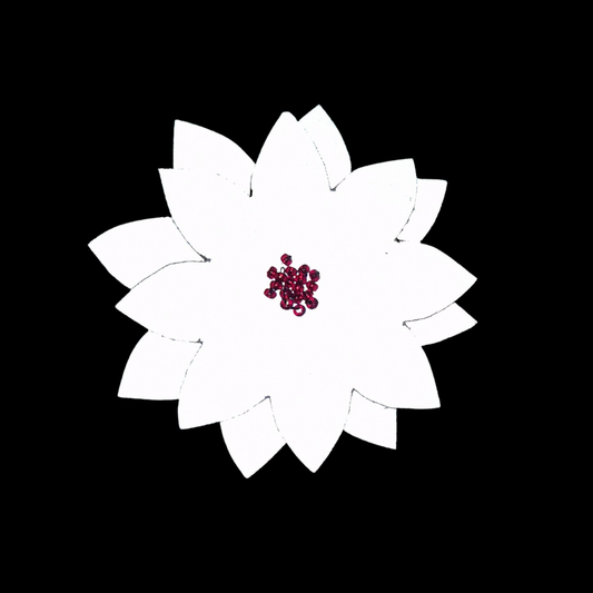 Julstjärna - reflexbrosch