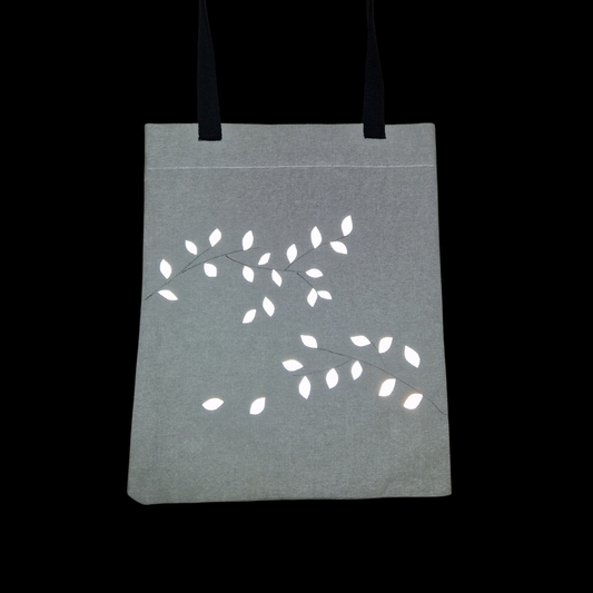 Chopin - tygväska med reflexmotiv