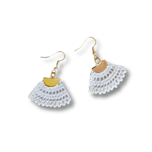 Alva - örhängen av spets