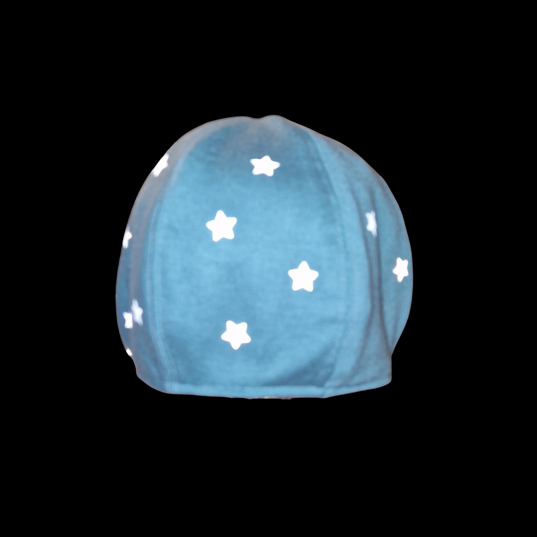Stella - mössa med reflexmotiv